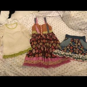 EUC, (dress and shirt) skirt is NWOT